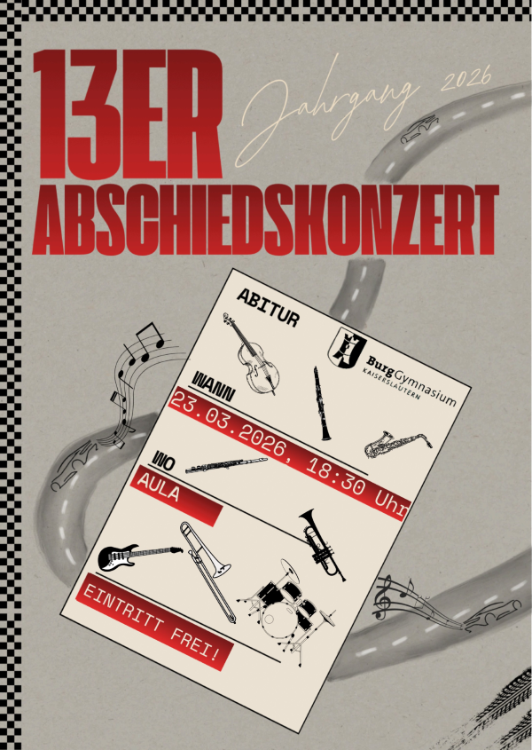 Abschiedskonzert der Jahrgangsstufe 13